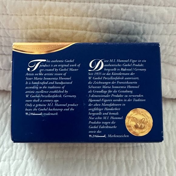 Porcelain Figurine Goebel Hummel " Messages of Love " #1313 Boxed 2050/A 1997 - Picture 11 of 12
